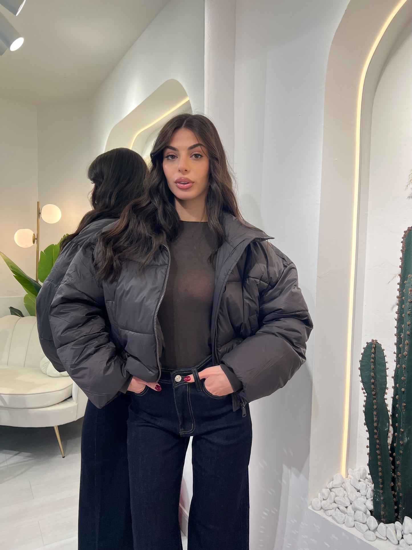 Piumino A Collo Alto