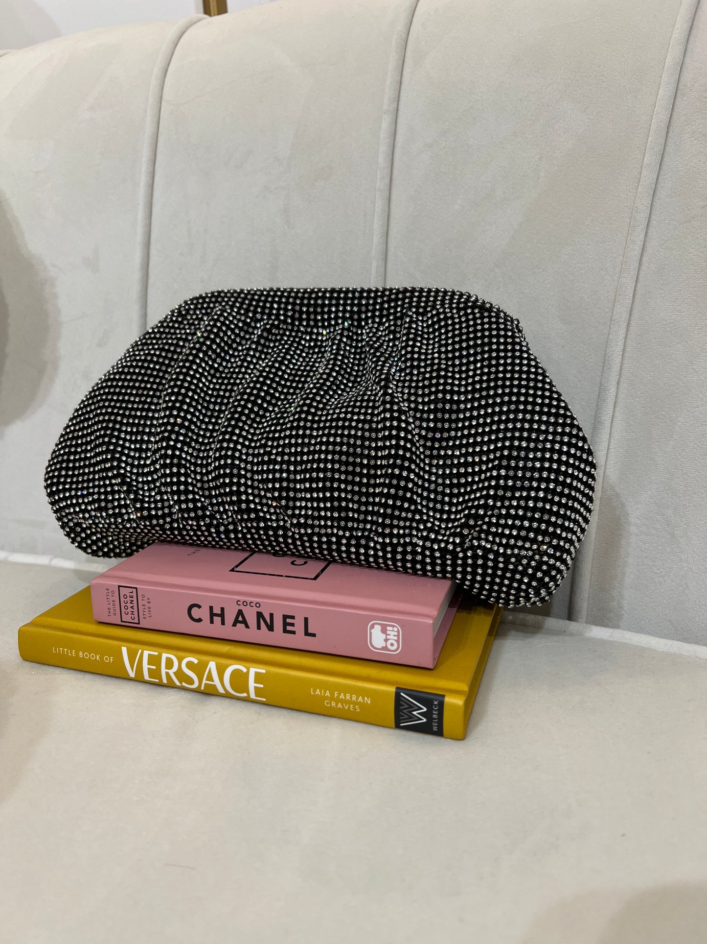 Pochette A Mano Con Strass