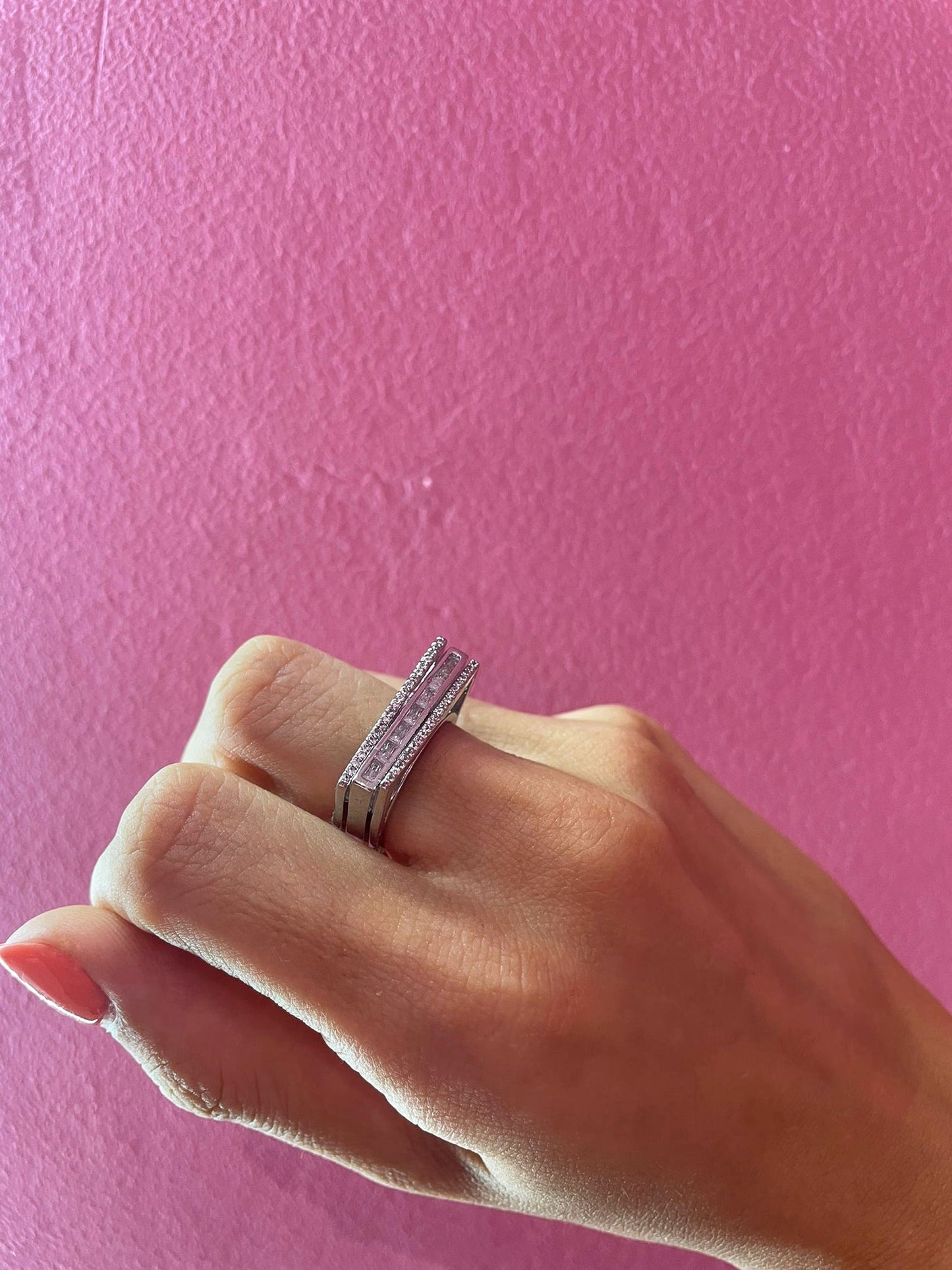 Anita - Anello Color Argento