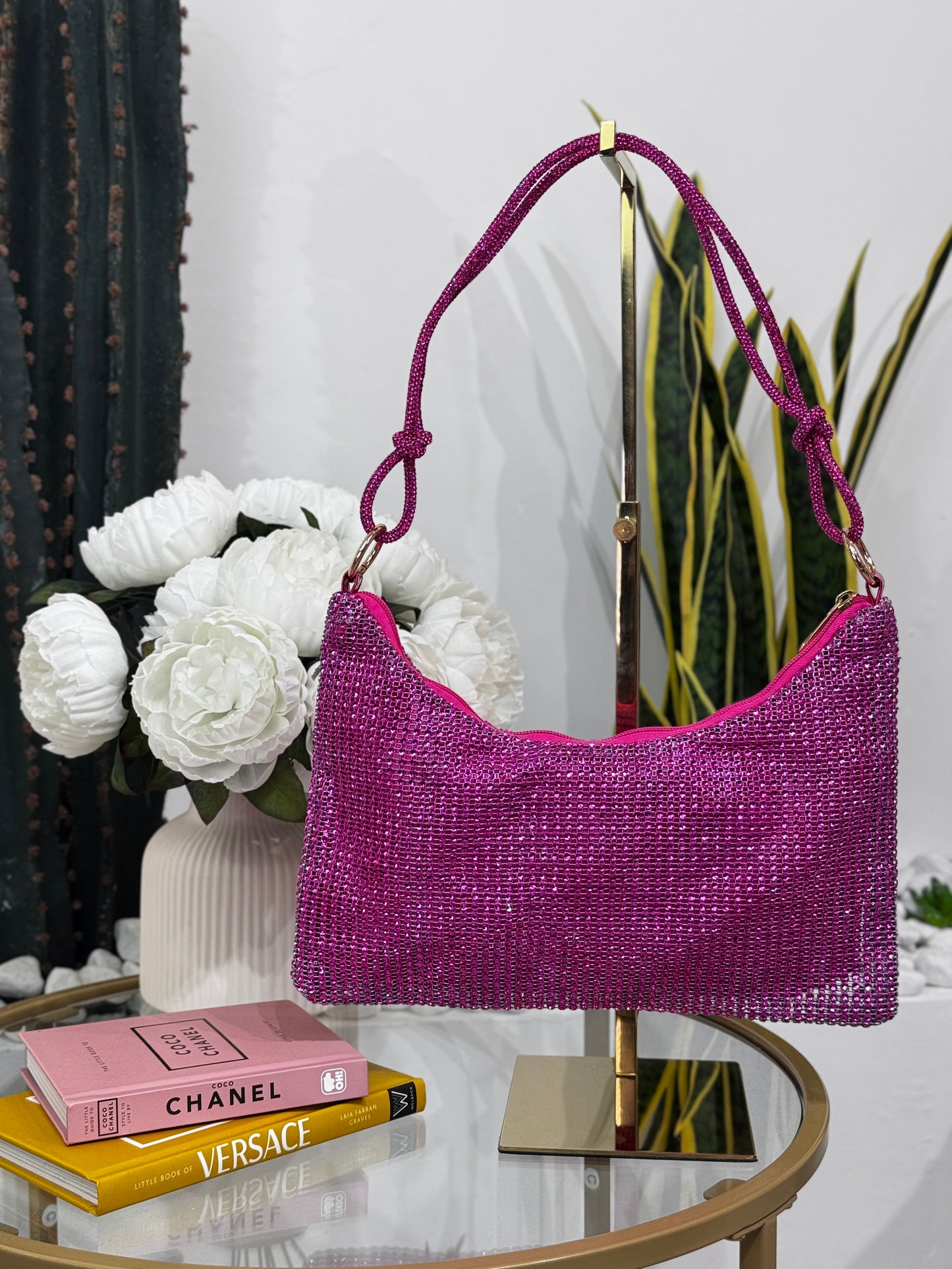 Borsetta A Spalla Strass