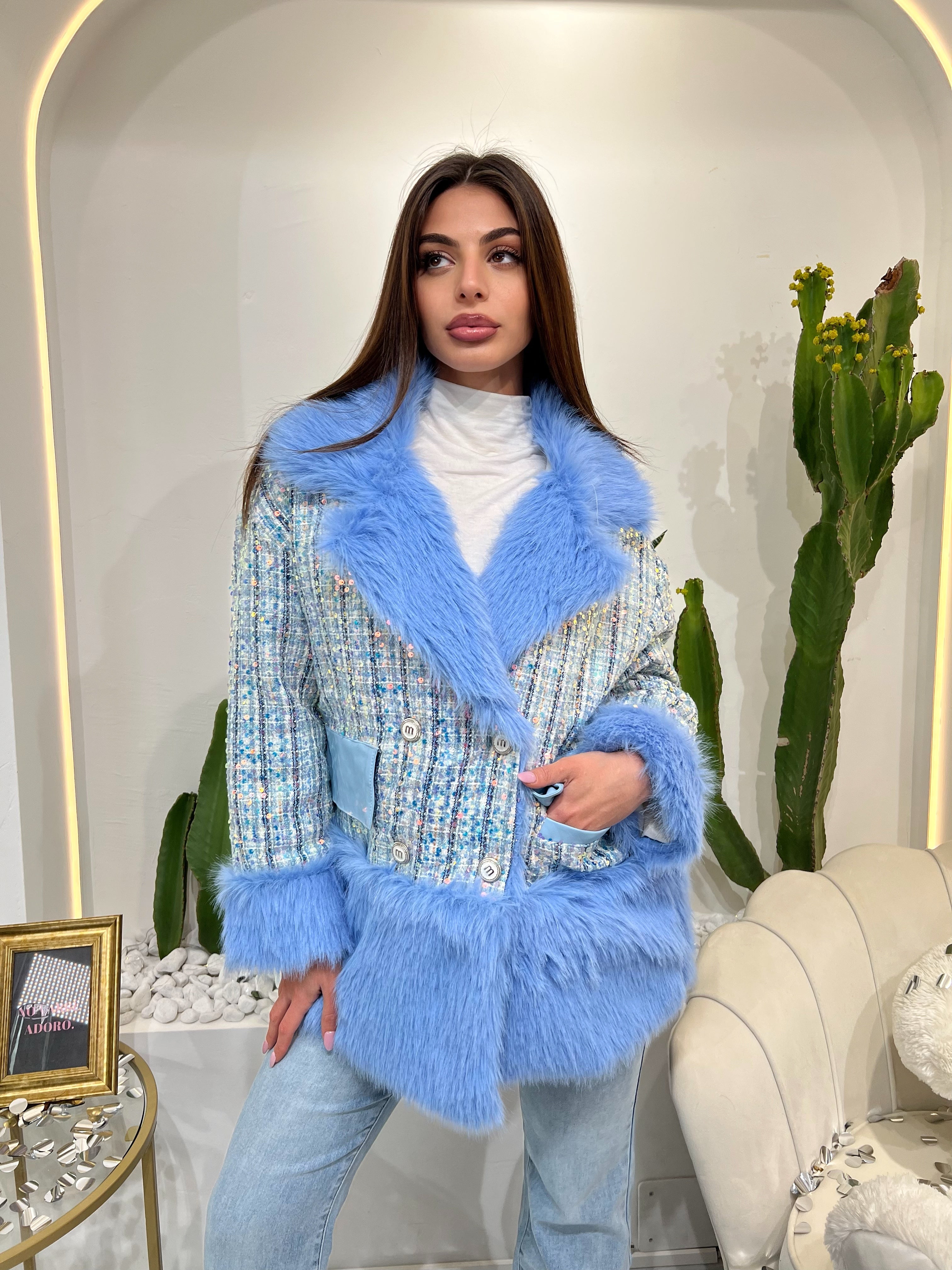 Giacca In Paillettes - Ecopelle