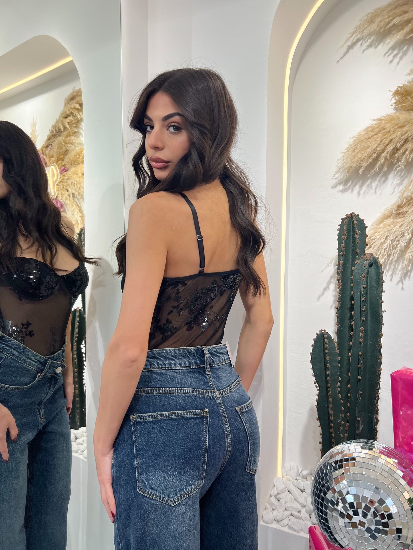 Giulia - Body Con Dettagli Paillettes