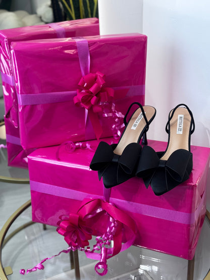 Décolleté Eff. Raso Con Fiocco