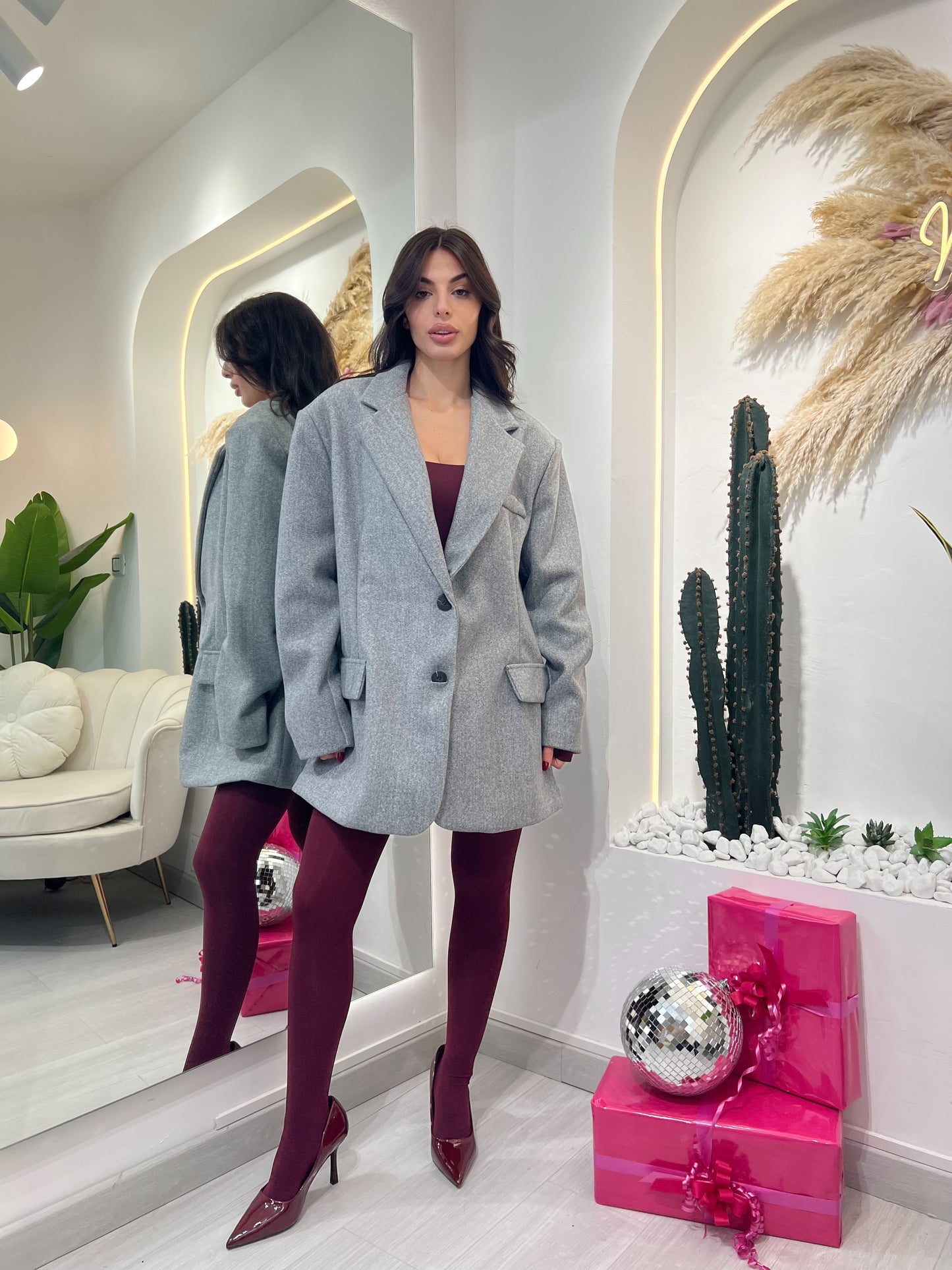 Blazer Strutturato In Lana