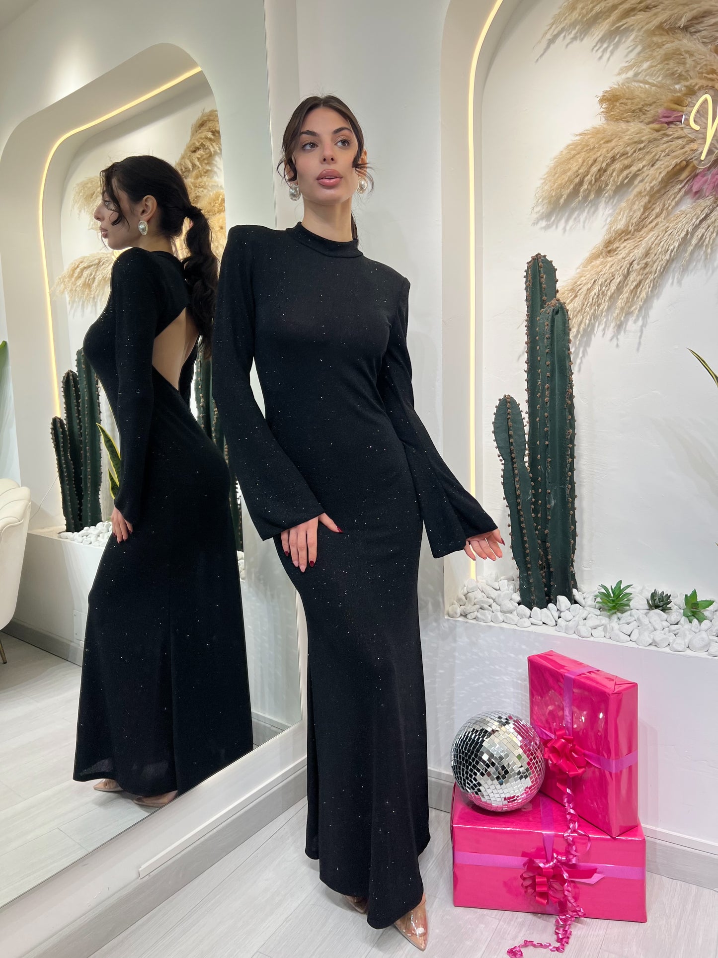 Aurora - Abito Lungo In Lurex