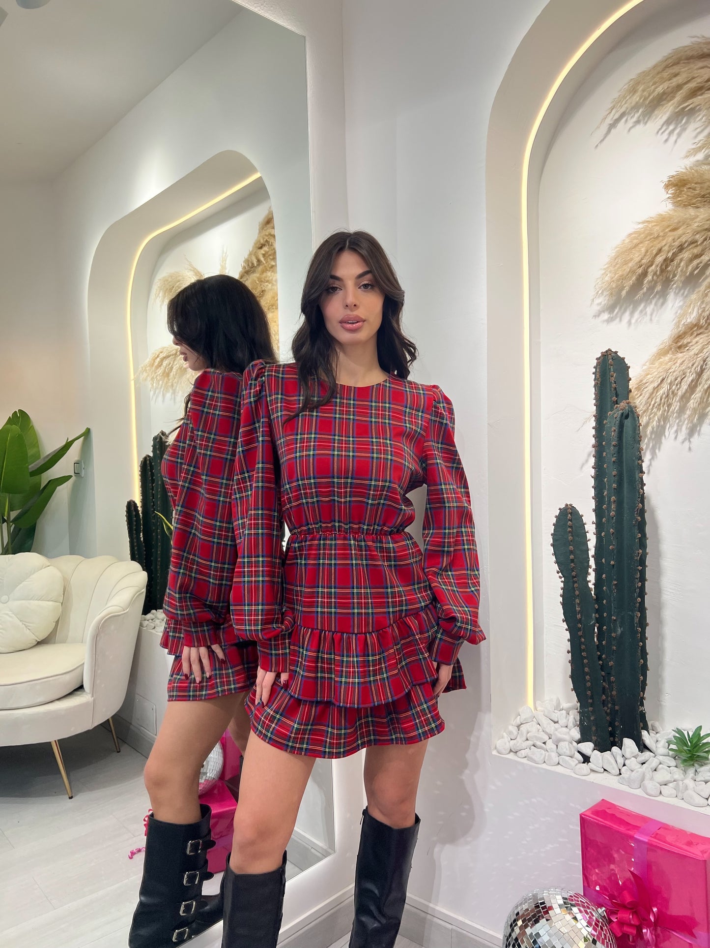 Abito A Balze - Tartan