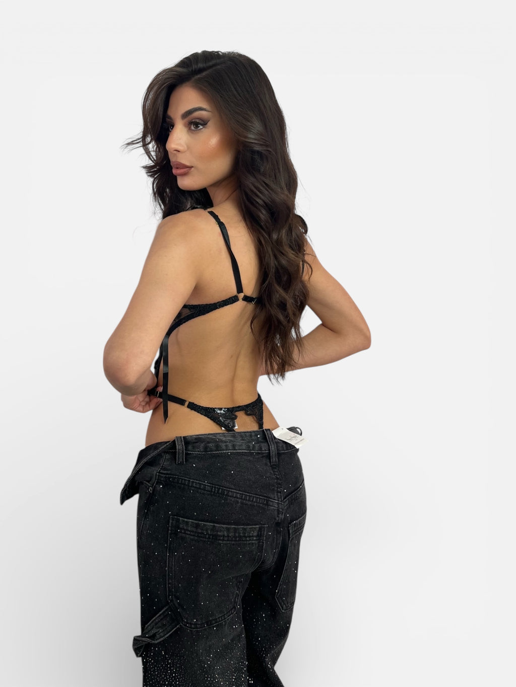 Body In Pizzo Con Perizoma