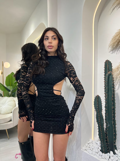 Morena - Abitino In Pizzo Con Strass