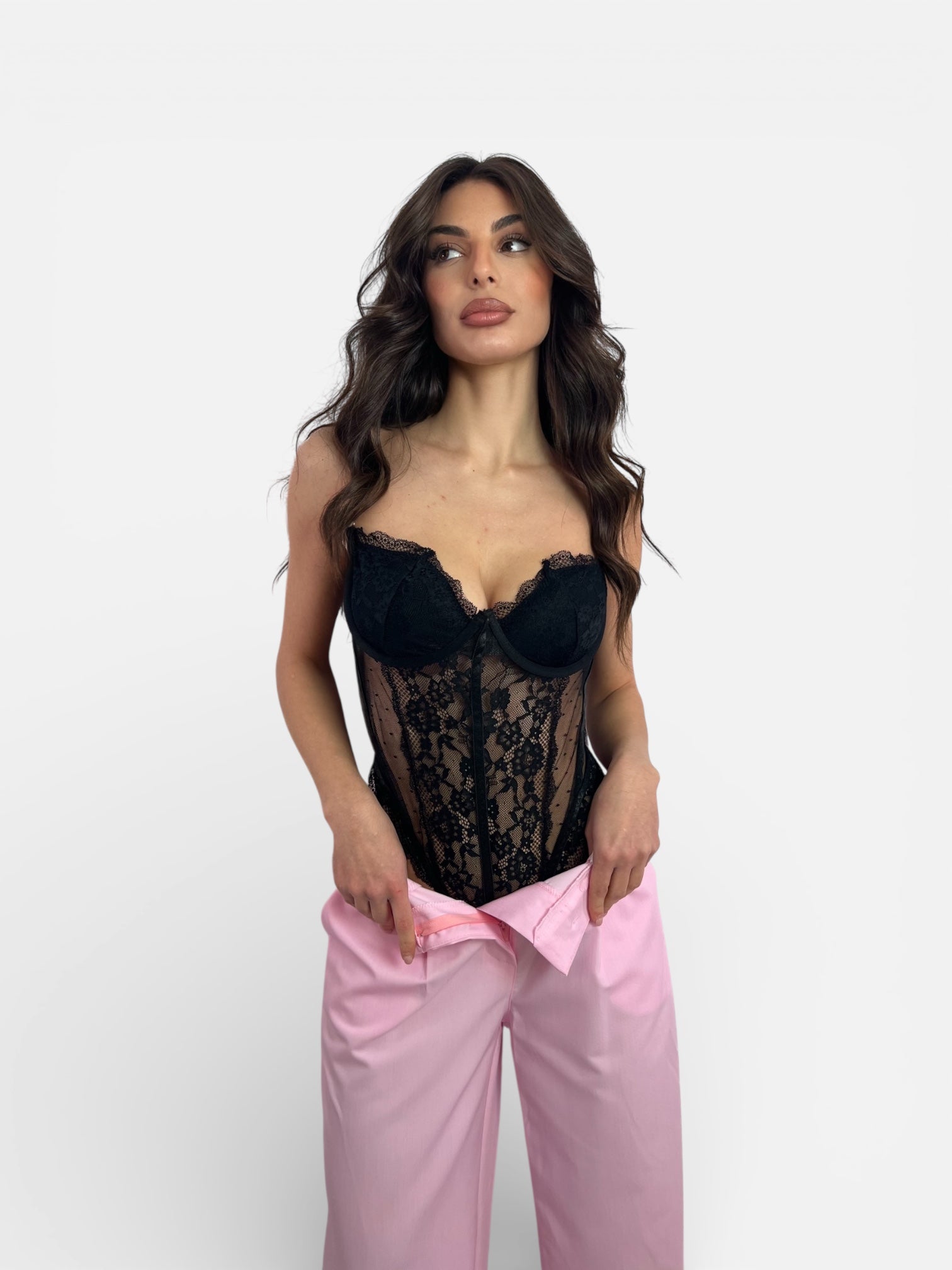 Coraline - Body Dettagli In Pizzo