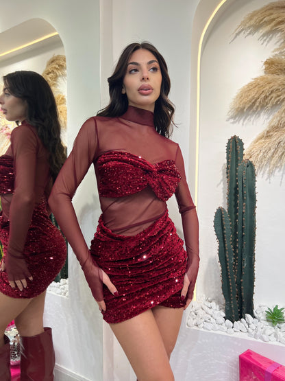 Mariú - Abitino Con Dettagli In Paillettes