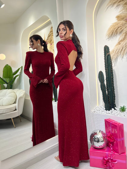 Aurora - Abito Lungo In Lurex