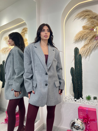 Blazer Strutturato In Lana