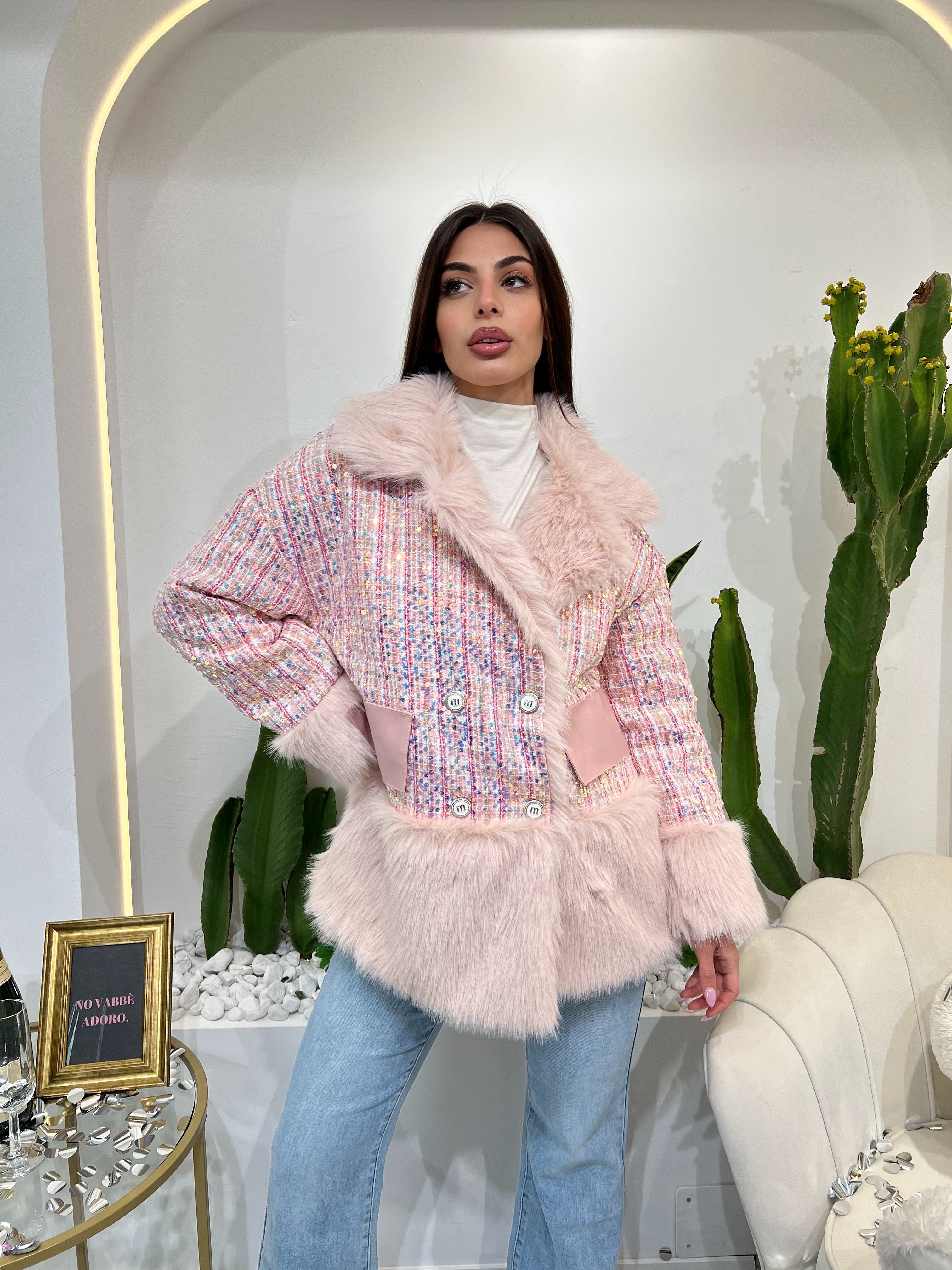 Giacca In Paillettes - Ecopelle