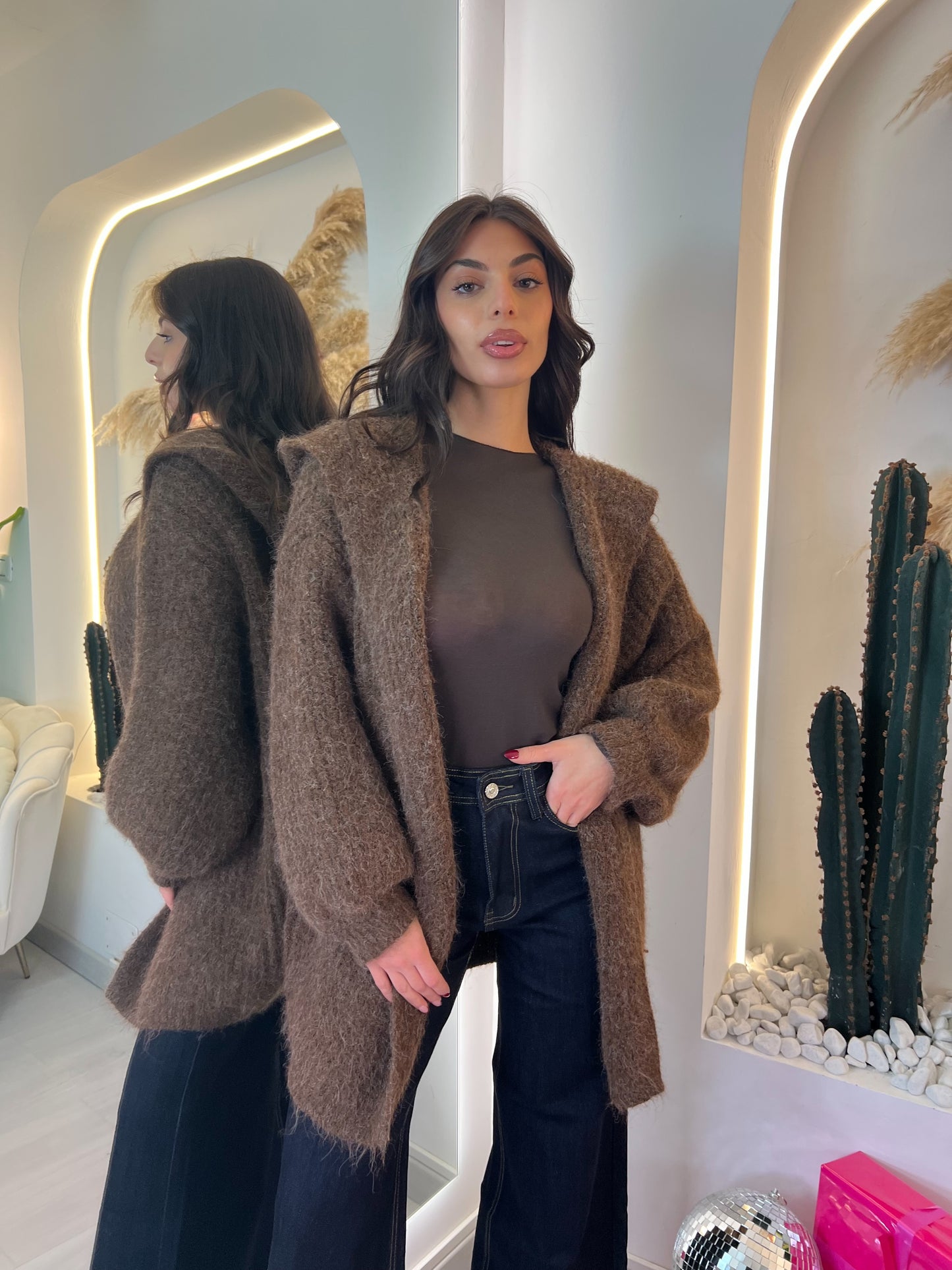 Cardigan Con Cappuccio