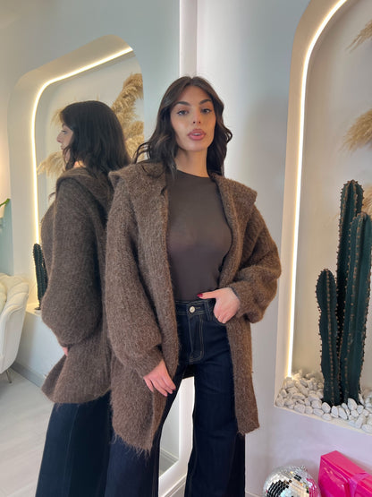 Cardigan Con Cappuccio