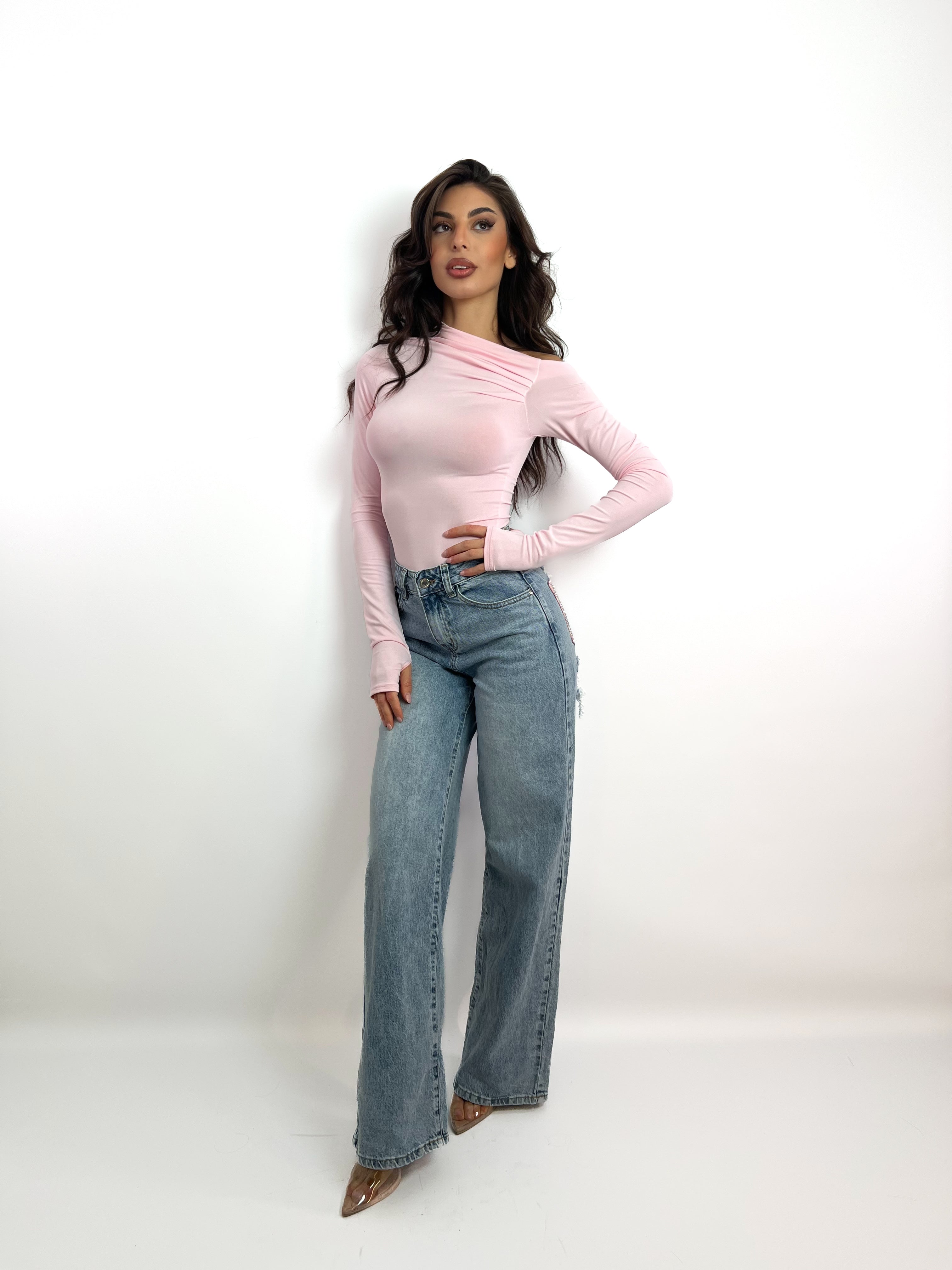 LOLA - Jeans Taschino Strass