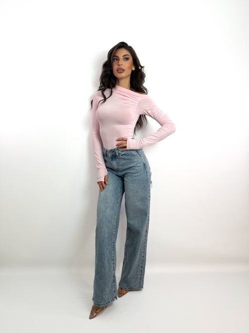 LOLA - Jeans Taschino Strass