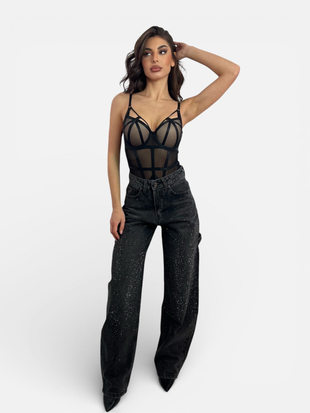 See See - Jeans Strass