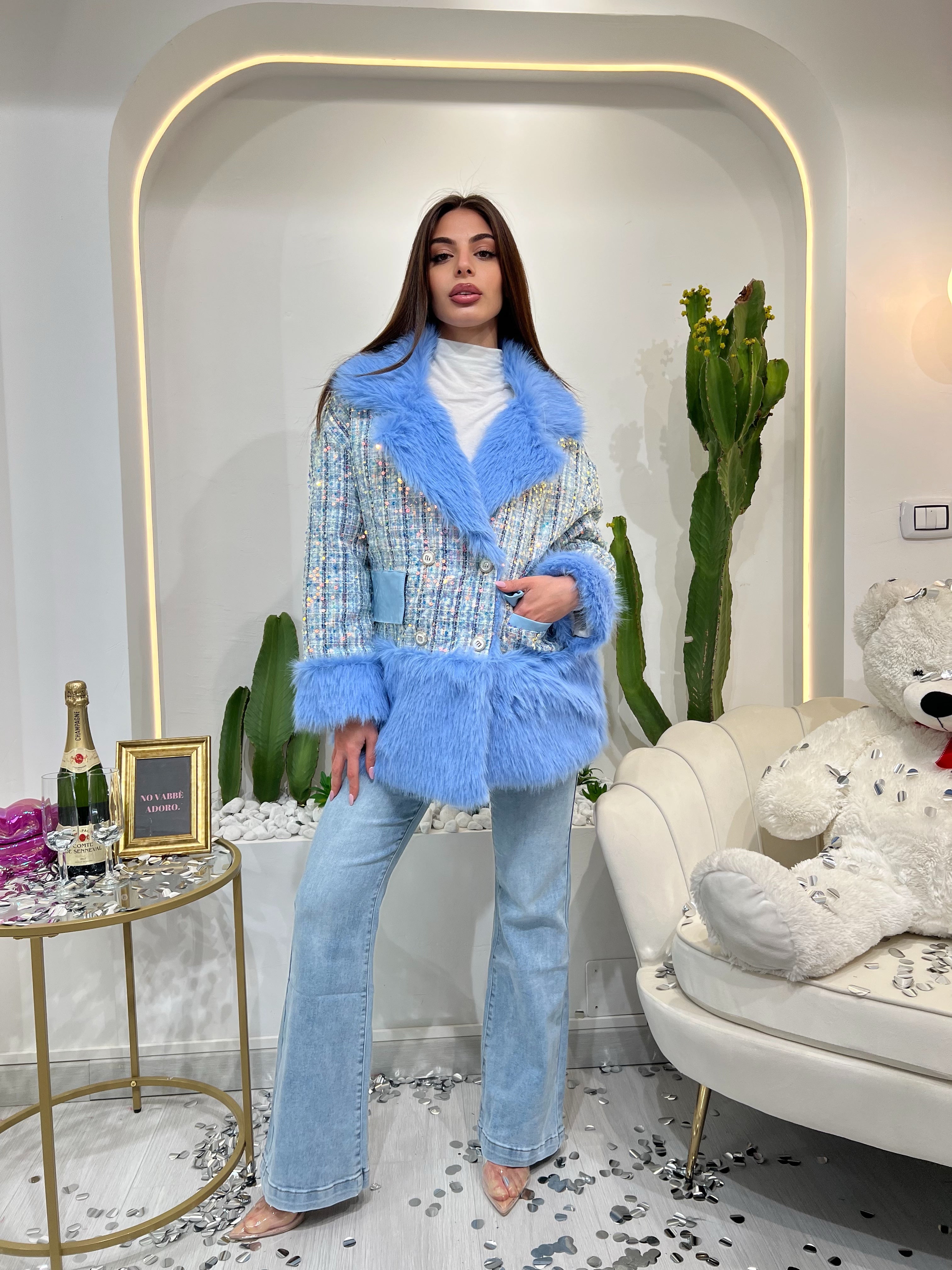 Giacca In Paillettes - Ecopelle