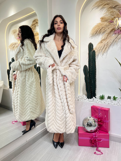 Cappotto In Ecopelliccia